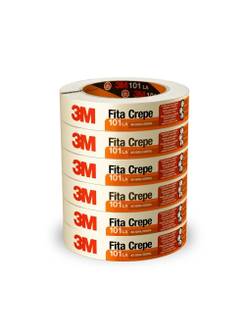 FITA ADESIVA CREPE 18X50 - PCT 6 - 3M