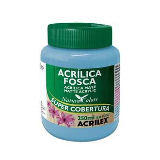TINTA ACRILICA FOSCA 250ML  - AZUL CELESTE - UN - ACRILEX