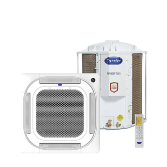 AR CASSETE 4V INVERTER 60K BTU 38CCVE60515MC-40KVQE60C5/220V - BRANCO - UN - CARRIER - BRANCO - UN - CARRIER