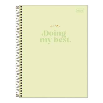 CADERNO UNIV CAPA DURA 1X1 80FLS - HAPPY - PCT 4 - TILIBRA