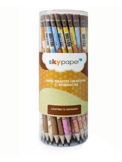 LAPIS PRETO HB CAPIVARA C/BORRACHA - CP1202 - DPL 72 - SKYPAPER