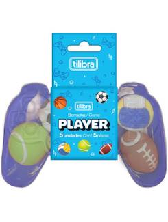 BORRACHA PLAYER C/5 - 390348 - UN - TILIBRA