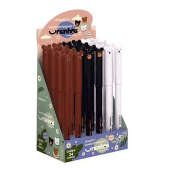 CANETA GEL APAGAVEL 0,7MM - URSINHO - DPL 24 - LEO E LEO