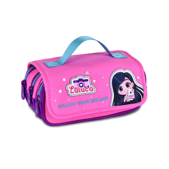 ESTOJO ESCOLAR TRIPLO LULUCA - LU27419T - INFANTIL - UN - CLIO