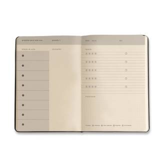 PLANNER PERMANENTE CADERNETA 14X21 - JARDIM PRETO - UN - CICERO