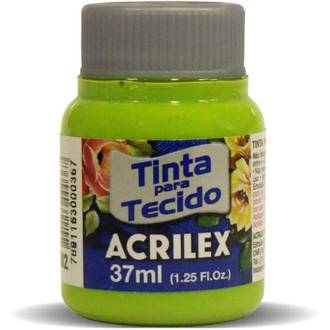 TINTA TECIDO FOSCA 37ML 04140 - VERD MACA - CX 12 - ACRILEX