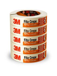 FITA ADESIVA CREPE 24X50 - PCT 5 - 3M