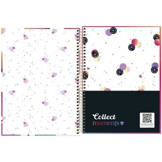 CADERNO UNIV CAPA DURA 12X1 192FLS - MINNIIE - UN - TILIBRA