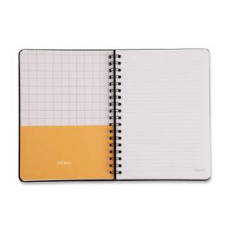 CADERNO ESPIRAL CAPA DURA PRAI 80FLS / SOL - UN - CICERO
