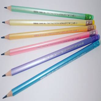 LAPIS PRETO HB PEROLADO C/BORRACHA - 72175 - UN - LEO E LEO