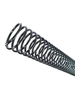 ESPIRAL P/ENCADERNACAO 17MM P/100FLS- C/20 - PRETO - UN - TECKLINE