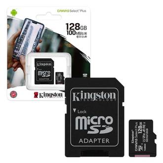 CARTAO MEMORIA MICROSD 128GB CLASSE 10 - UN - KINGSTON