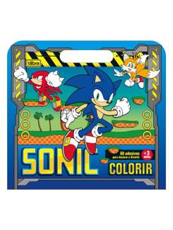 ALBUM COLORIR MALETA SONIC - 349101 - UN - TILIBRA