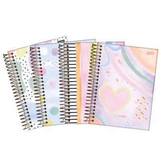 AGENDA ESPIRAL LA CREME 133X178 - DIARIA - 352FL - UN - JANDAIA