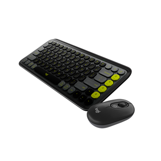 TECLADO E MOUSE S/FIO BT POP ICON - 920-013056 - GRAFITE - UN - LOGITECH
