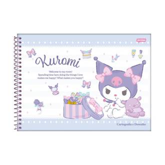 CADERNO DESENHO CAPA DURA 80FLS - ESPIRAL - 77612-26 - KUROMI - PCT 4 - JANDAIA