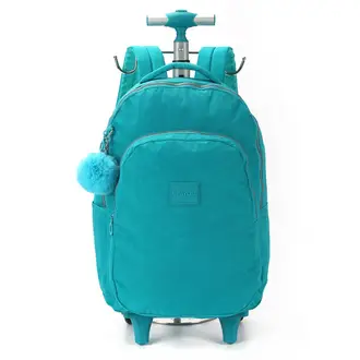 MOCHILA C/RODAS CRINKLE MC47152UP - VERDE - UN - LUXCEL