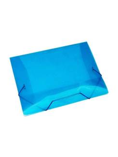 PASTA ELASTICO PLASTICA 1/2 MINI-1020 - AZUL - UN - ACP