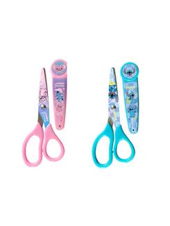 TESOURA ESCOLAR C/PROTETOR STITCH - 13CM - 31385 - UN - MOLIN