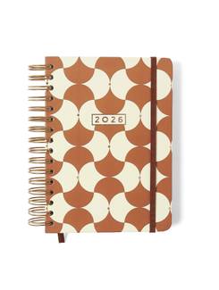 AGENDA ESPIRAL BOSSA NOVA A5 - PLANNER BOEMIA CARAMELO - UN - CICERO