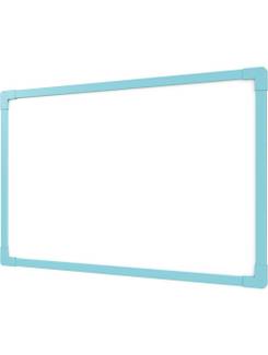 QUADRO BRANCO MOLDURA MDF SOFT COLORS AZUL - 4089 - 60x40 - UN - STALO