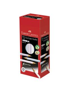 LAPIS PRETO N2 MAX PEROLA CORES SORTIDAS - 1210PER/ED72 - CX 72 - FABER