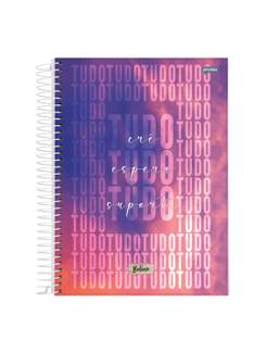 CADERNO UNIV CAPA DURA 1X1 80FLS - BELIEVE - UN - JANDAIA
