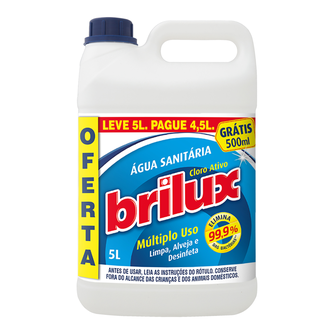 AGUA SANITARIA - PROMO 5L - 726 - UN - BRILUX