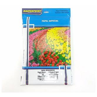 PAPEL SUBLIMATICO A4 100FLS - 100G -  - 302030001 - UN - MASTERPRINT