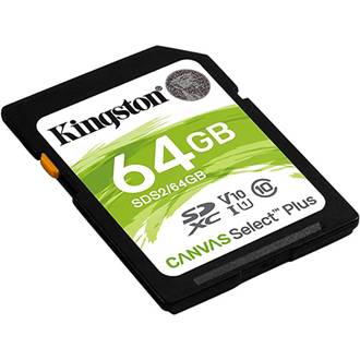 CARTAO MEM SD 64GB CLAS10 SDS2/64GB 100MB - UN - KINGSTON