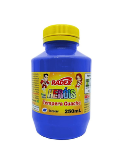 TINTA GUACHE 250ML  - AZUL ESC - UN - RADEX