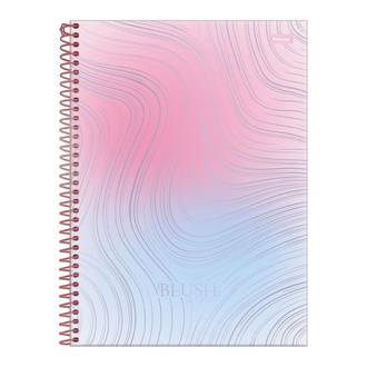 CADERNO UNIV CAPA DURA 10X1 160FLS - BLUSH - UN - FORONI