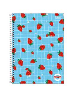 CADERNO UNIV CAPA DURA 16X1 256FLS - PEPPER FEM - UN - TILIBRA