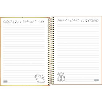CADERNO UNIV CAPA DURA 1X1 80FLS - CAPYCLUB - UN - TILIBRA