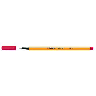 CANETA POINT 88 0,4MM - VERMELHO - PCT 10 - STABILO