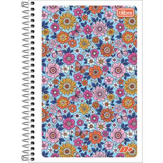 CADERNO 1/4 ESPIRAL CAPA FLEX 96FLS - MAIS+ - UN - TILIBRA