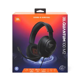 HEADSET GAMER C/MICROFONE QUANTUM 100 M2 - BLACK - UN - JBL