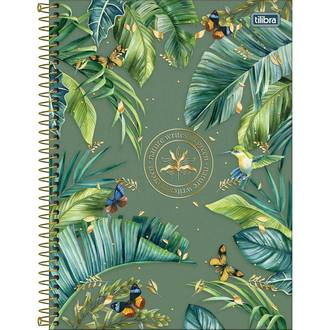 CADERNO UNIV CAPA DURA 1X1 80FLS - NATURALIS - UN - TILIBRA