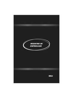 LIVRO REGISTRO DE EMPREGADO 50FLS - PCT 10 - SAO DOMINGOS
