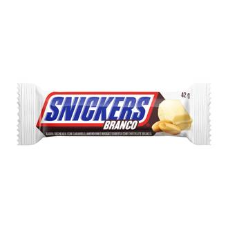 BARRA CHOCOLATE SNICKERS 42G - CHOCOLATE BRANCO - UN - MASTERFOODS