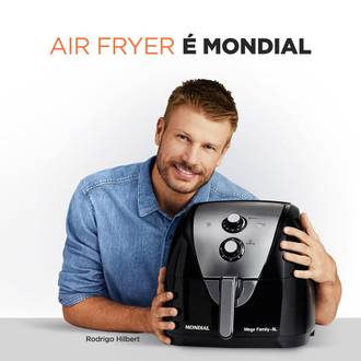 FRITADEIRA AIR FRYER 8L AFN-80-BI 220V - PRETO/INOX - UN - MONDIAL