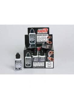 REABASTECEDOR PARA PINCEL QUADRO BRANCO - 20ML - PRETO - CX 12 - RADEX