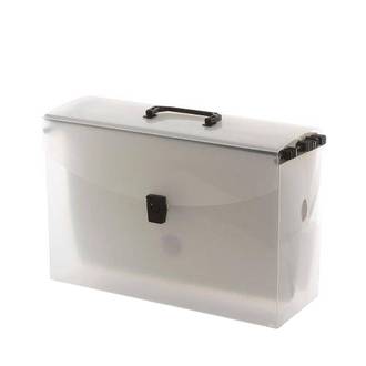 MALETA C/10 PASTAS SUSPENSAS 0317.H - CRISTAL - UN - DELLO