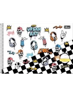 CADERNO MEIA PAUTA CAPA DURA 40FLS - SPICE - UN - TILIBRA