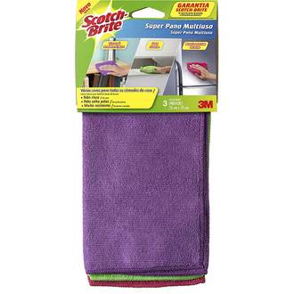 PANO MULTIUSO SUPER C/3 - 29CMX29CM - SCOTCH-BRITE - UN - 3M