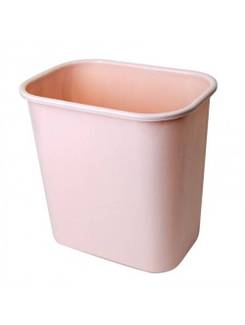 CESTO DE LIXO PLASTICO 12,5L - 2403 - ROSA - UN - DELLO