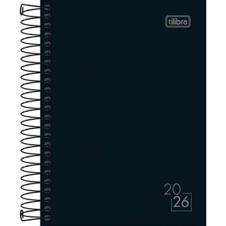 AGENDA ESPIRAL SPICE PRETO M3 - DIARIA - 391026 - PCT 4 - TILIBRA