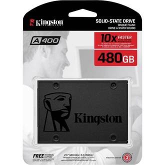 SSD 480GB SATA3 A400 SA400S37/480G - UN - KINGSTON