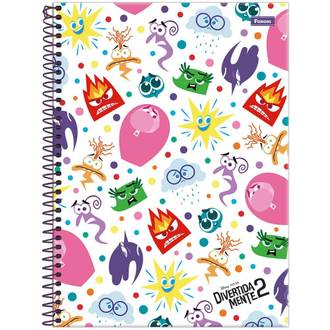 CADERNO UNIV CAPA DURA 10X1 160FLS - 3390968 - DIVERTIDA MENTE - UN - FORONI