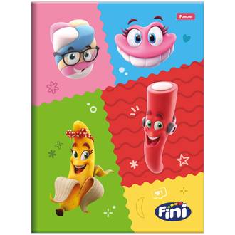 CADERNO BROCHURAO CAPA DURA 80FLS - 4070320 - FINI - UN - FORONI